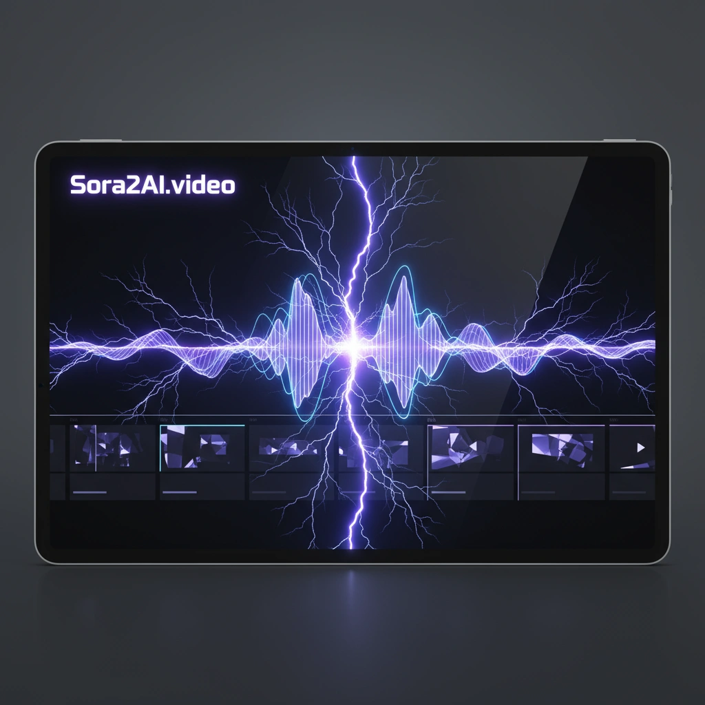 Sora 2 AI Video with synchronized audio and sound effects